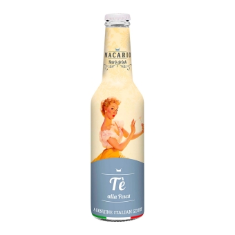 Macario Retro Drink - Tè Alla Pesca Flasche - 12 x 275 ml