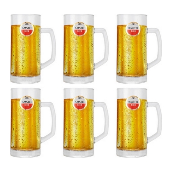 Amstel - Bierkrug 500ml - 6 stück