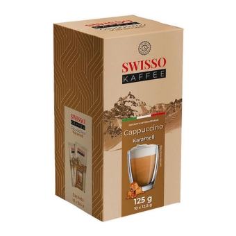 Swisso - Kaffee Cappuccino Karamell - 10x 10sachets