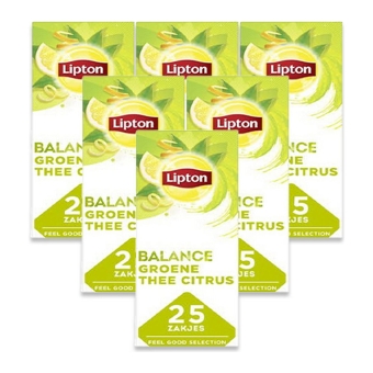 Lipton - Feel good selection Grüntee Zitrone - 6x 25 Teebeutel
