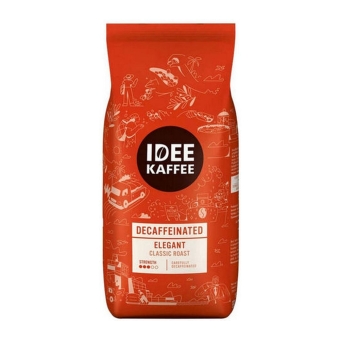 Idee Kaffee - Idee Kaffe Decaffeinated Elegant Bonen - 4x 1000g