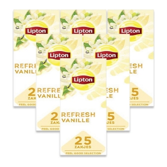 Lipton - Feel Good Selection Schwarzer Tee Vanille - 6x 25 Teebeutel