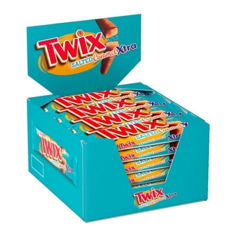 Twix - Schokoladenriegel Salted Caramel Xtra - 24 Riegel