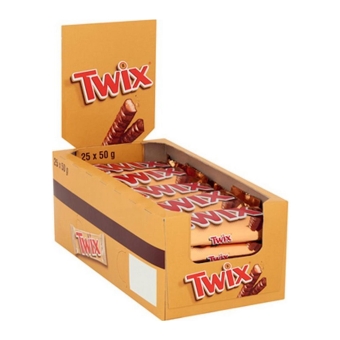 Twix - Schokoladenriegel - 25 Riegel
