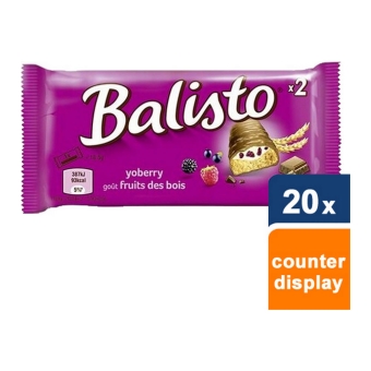 Balisto - Joghurt-Beeren-Mix - 20x 2 Riegeln