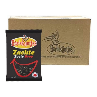 Harlekijntjes - Weichem, Süßem Lakritz - 24x 100g