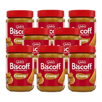Lotus - Biscoff Speculoos Brotaufstrich Creamy - 8x 400g