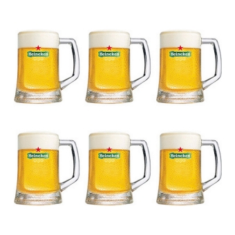 Heineken - Bierkrug 500ml - 6 stück