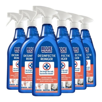 Blue Wonder - Disinfektionsreiniger - 6x 750ml