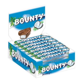 Bounty - Schokoladenriegel Milch - 24 Riegel