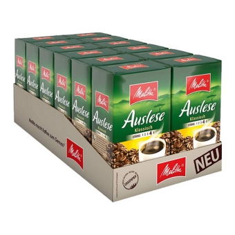 Melitta - Auslese Klassisch Gemahlener Kaffee - 12x 500g
