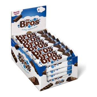 Bros - Luftschokolade Vollmilch - 40 Riegel