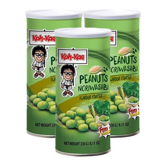 Koh-Kae - Überzogene Erdnüsse Nori Wasabi - 3x 230g