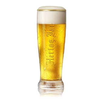 Hertog Jan - Bierglas Fluitje "Embossed"  250ml - 6 Stück