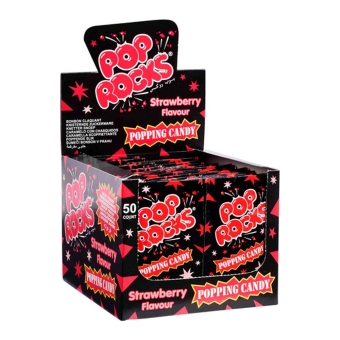 Pop Rocks - Popping Candy Strawberry - 50er
