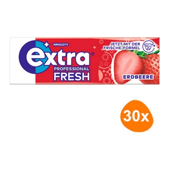 Wrigley's - Extra Professional Fresh Erdbeere - 30x 10er
