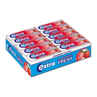 Wrigley's - Extra Professional Fresh Erdbeere - 30x 10er