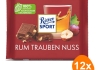 Ritter Sport - Rum Trauben Nuss - 12x 100g