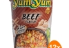 Yum Yum - Instant Nudeln Rindfleisch - 12 Becher