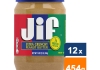 Jif - Extra Crunchy Peanut Butter - 12x 454g