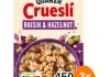 Quaker - Cruesli Rosinen & Haselnuss - 3x 450g