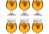 Duvel - Bierglas 330ml - 6 Stück