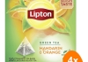 Lipton - Grüner Tee Mandarin & Orange - 4x 20 Teebeutel