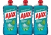 Ajax - Allzweckreiniger Eucalyptus - 3x 1,25ltr