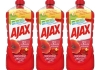 Ajax - Allzweckreiniger Rote Blumen - 3x 1,25ltr