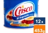 Crisco - All-Vegetable shortening (Pflanzenfett) - 12x 453g