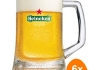 Heineken - Bierkrug 500ml - 6 stück