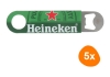 Heineken - Barblade / Flaschenöffner - 5 Stück