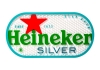 Heineken - Biermatte Silver (23cm x 16.5cm) - 20 Stück