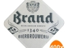 Brand - Bierdeckel - 400 Stück (4x 100 Stück)