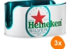 Heineken - Bierdeckel Halter Silver - 3 Stück