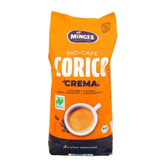 Minges - Bio-café Corico Crema Bonen - 8x 500g