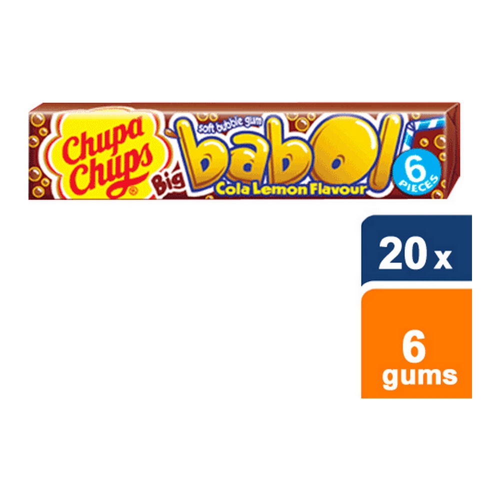 Chupa Chups - Big Babol Cola Lemon - 20er | Foodworld XL DE