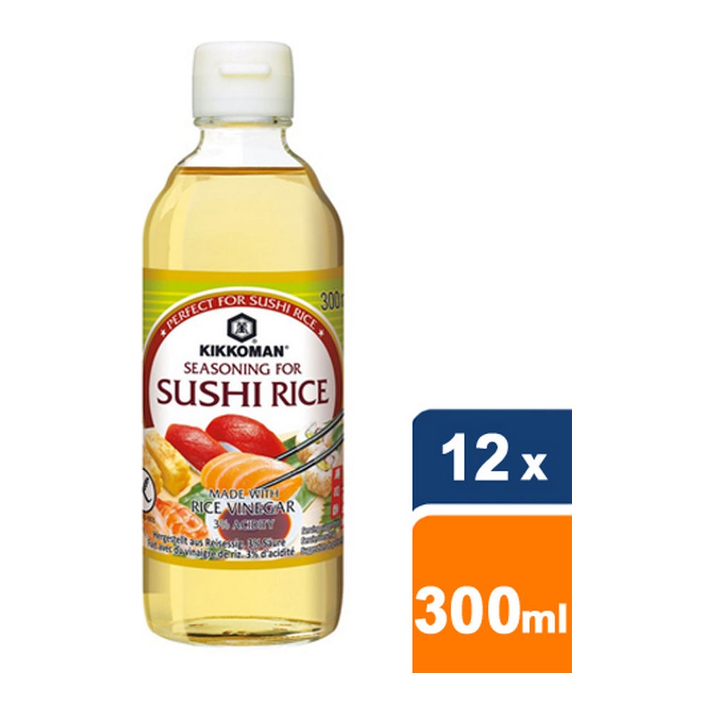 Kikkoman - Würzmittel für Sushi-Reis - 12x 300ml | Foodworld XL DE