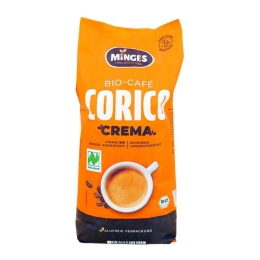Minges - Bio-café Corico Crema Bonen - 8x 500g