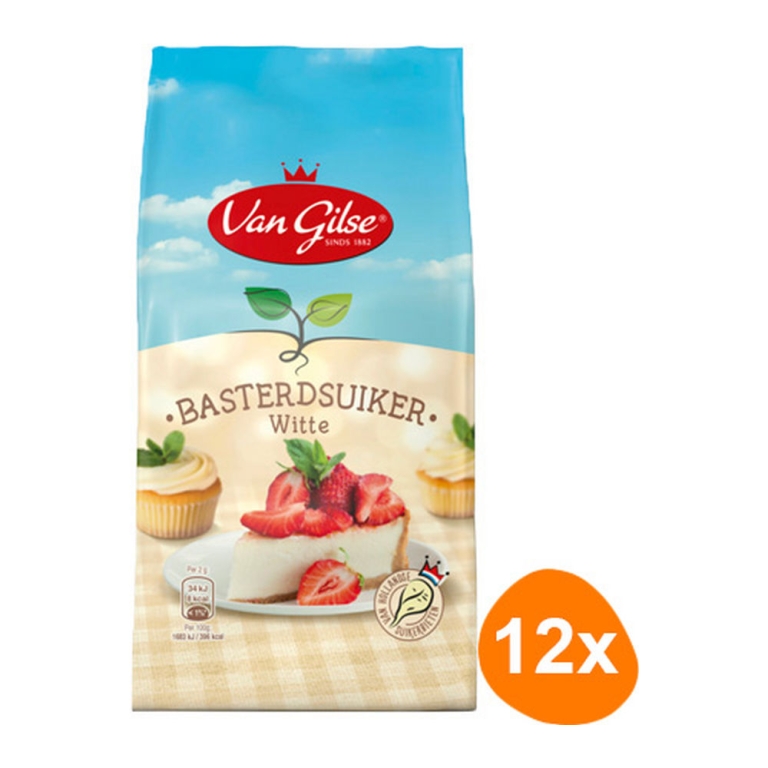 Van Gilse - Weißer Bastard Zucker - 12x 600g