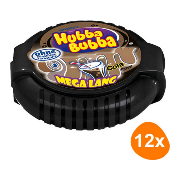 Wrigley's - Hubba Bubba Mega Long Cola - 12 Stück