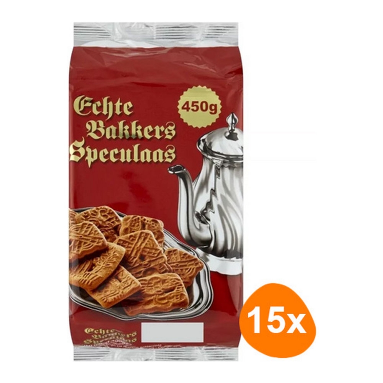 De Ruiter's Bakkerij - Echte Bäcker-Spekulatius - 15x 450g