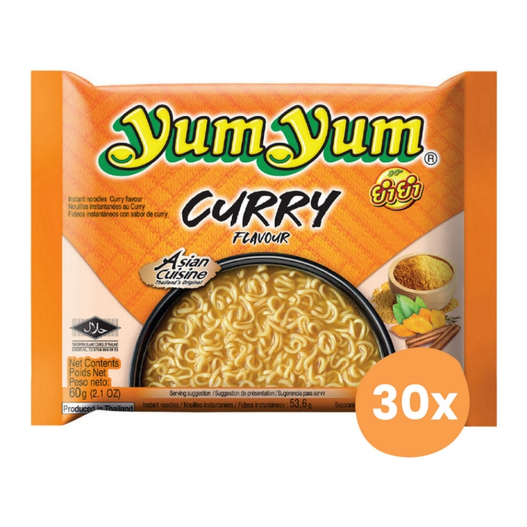 Yum Yum | Curry Nudeln Beutel | 30 x 60 g
