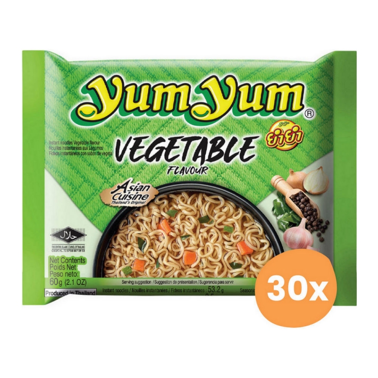 Yum Yum | Gemüse Nudeln Beutel | 30 x 60 g