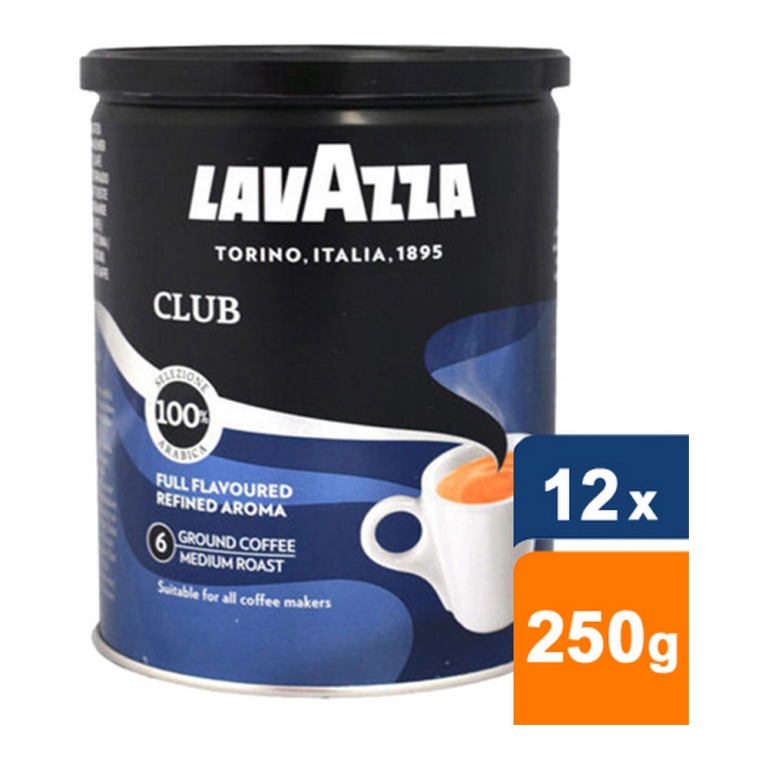 Lavazza - Club Gemahlener kaffee - Dose 12x 250g