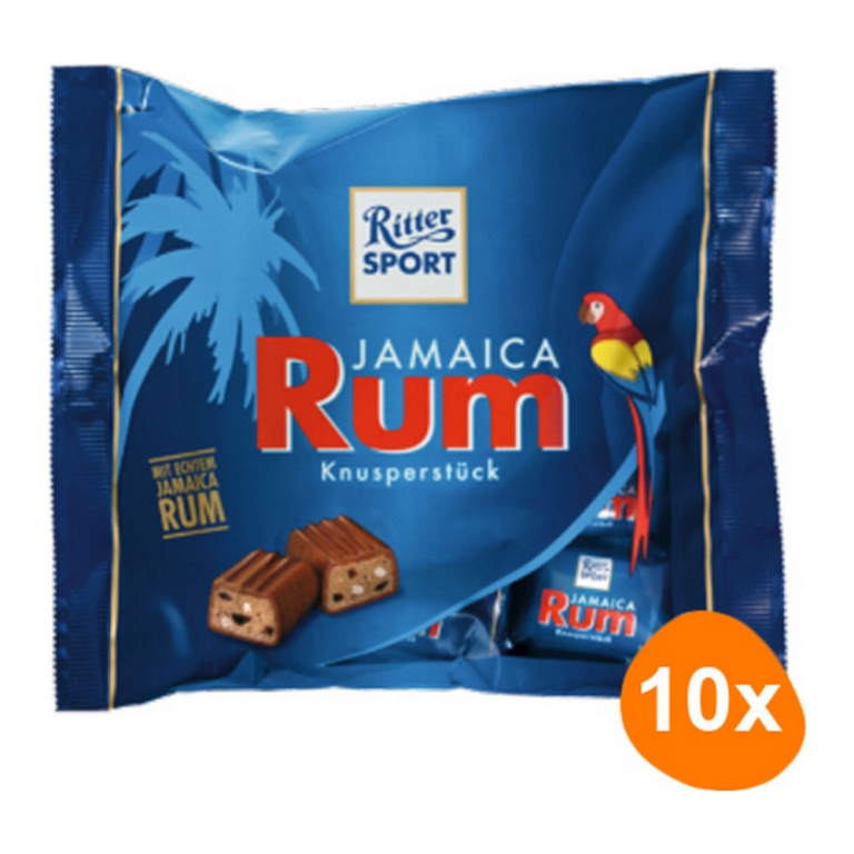 Ritter Sport - Jamaica Rum Knusperstücke - 10x 200g