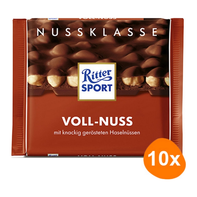 Ritter Sport - Voll-Nuss - 10x 100g