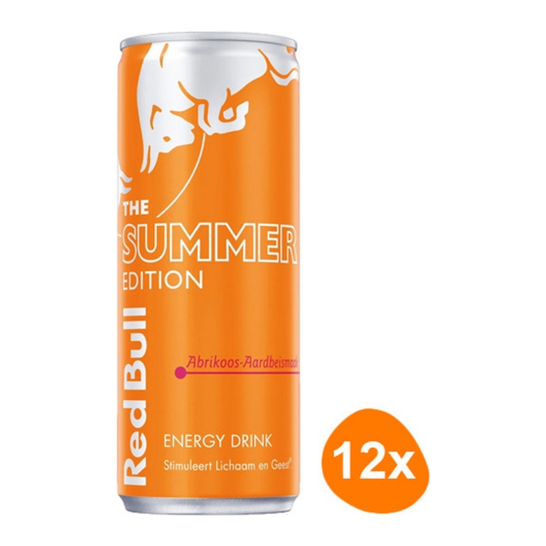 Red Bull - Summer Edition (Apricot Strawberry) - 12x 250ml