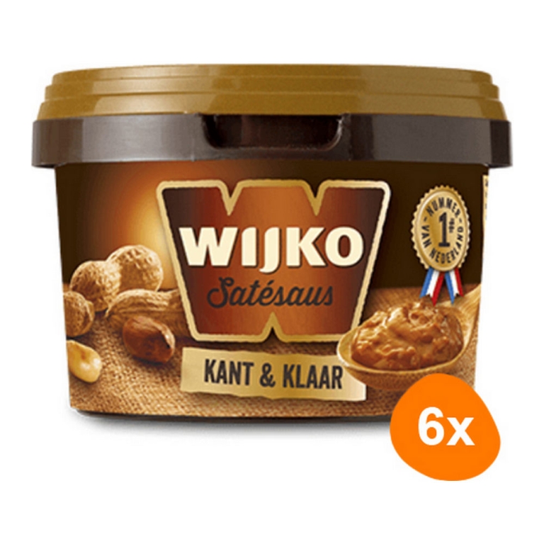 Wijko - Erdnusssauce (Servierfertig) - 6x 520g