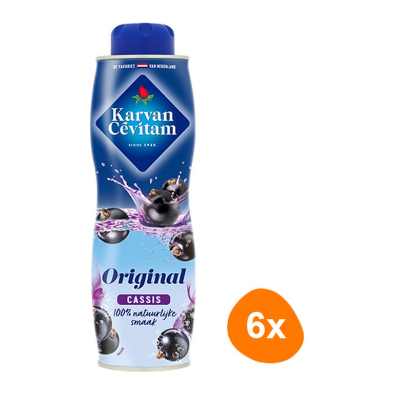 Karvan Cévitam - Cassis (schwarze Johnannisbeere) - 6x 600ml